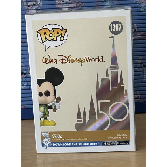 Walt Disney World 50th Anniversary Aloha Mickey Mouse Pop! Vinyl Figure - Picture 2 of 5